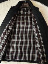 c30【都会的スポーティー】定価12万 超美品●BURBERRY BLACK LABEL● ホース騎士刺繍●ダウンジャケットコート●メンズ　バーバリーコート_画像8