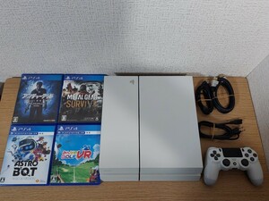 SONY　PlayStation4　PS4本体　CUH-1000A+ソフト4枚セット/アンチャーテッド/METAL GEAR SURVIVE/みんなのGOLF VR/ASTRO BOT