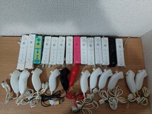 Y【ジャンク】 任天堂 Wii　周辺機器　リモコン　ヌンチャクなど大量まとめてセット_画像4