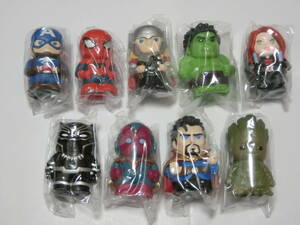 MARVEL sofvi puppet mascot 9 kind / Captain America / Spider-Man / Hulk / black widou/ black Panther /so-/Dr. -stroke range other 