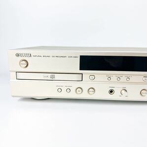 YAMAHA CDR-D651 CDレコーダー リモコン付 ダブルデッキ 取説付きの画像4