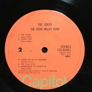 ジョーカー／スティーヴ・ミラー・バンド (LPレコード) Joker/The Steve Miller Bandの画像9