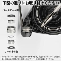 【ゴメクサス】チタン製ラインローラー/シマノ/2BB/スピニングリール用/カスタム_画像8