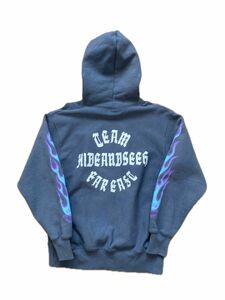 ハイドアンドシーク HideandSeek FLAME HOODED SWEAT SHIRT パーカー 