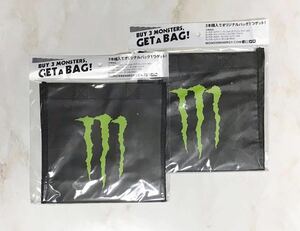 ●モンスターエナジー　オリジナルバッグ 2点セット　ミニトートバッグ　小物入れ　車　バイク　非売品●