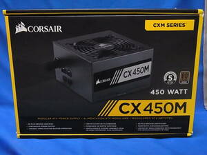 Corsair CX450M 80PLUS BRONZE認定 450W電源ユニット