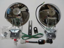 フォグランプ セット 丸型 134φ 小糸製作所 KOITO 12V 35W 白熱バルブ fog lamp set 旧車 いすゞ ベレット bellett mini ワーゲン 13.4cm_画像2