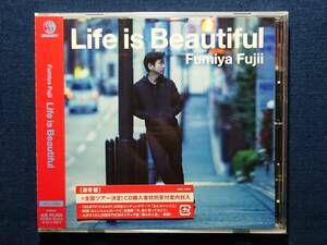 未開封プロモ盤CD「藤井フミヤ - Life is Beautiful」/アルバム/君に会えてよかった/AICL-2399/非売品