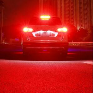 T20 LED ブレーキランプ ダブル球 4個 ウエッジ ハイマウント ストップランプ 赤 爆光 高輝度 3014 カスタム カー用品 led 車検 144連 014の画像7