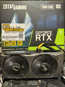 ZOTAC GAMING GeForce RTX 3060 Ti Twin Edge OC LHR ZT-A30610H-10MLHR【0069】