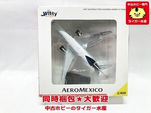 Witty wings　1/400　アエロメヒコ航空　ボーイング777-2Q8/ER　WT4772006　飛行機模型　同梱OK　1円スタート★H