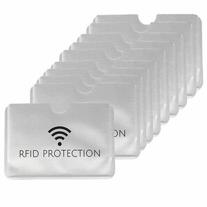 【売れ筋商品】カードカバー カードケース 磁気防止 10枚セット RFID 薄型 防磁カードケース 防水 スキミング防止 データ保