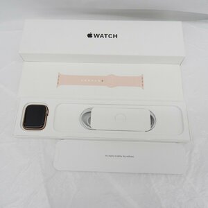 【中古品】Apple Watch アップルウォッチ SE GPSモデル 44mm MYDR2J/A ゴールドアルミ/ピンクサンドスポーツバンド 11490040 0203