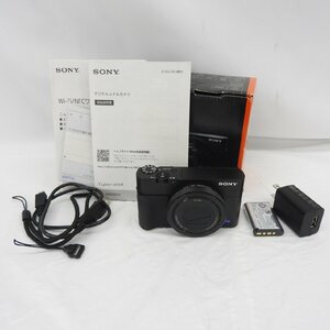 【美品】SONY ソニー デジタルカメラ Cyber-shot サイバーショット RX100 V DSC-RX100M5A ブラック 11491667 0203