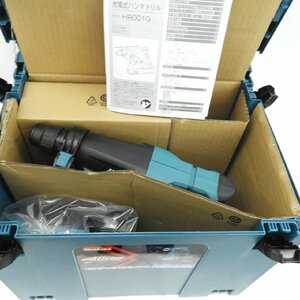 【未使用品】makita マキタ 28ｍｍ 充電式ハンマドリル HR001GRDX 40Vmax 2.5Ah ブルー ※ケーススレ傷多数 11494299 0204