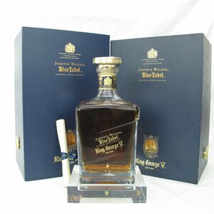 【未開栓】Johnnie Walker ジョニーウォーカー ブルーラベル キングジョージ V 5世 ウイスキー 750ml 43% 箱/説明書付 11493116 0203