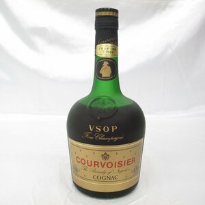 1円～【未開栓】COURVOISIER クルボアジェ VSOP ファインシャンパーニュ ブランデー 700ml 40％ ※ヒビ割れあり 11485230 0204