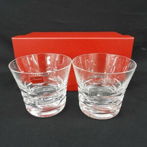 【中古品】Baccarat バカラ ローラ ロックグラス タンブラー ペア(2客)セット 箱付 11483247 0204