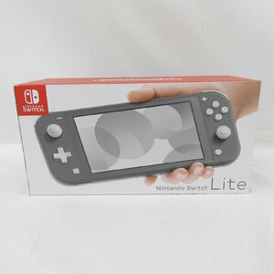 【未使用品】任天堂 NINTENDO SWITCH Lite ニンテンドースイッチ ライト グレー HDH-S-GAZAA ※保証開始済み 11494040 0207