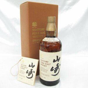 【未開栓】SUNTORY サントリー 山崎 ピュアモルト 特級 ベロアケース ウイスキー 760ml 43％ 箱/冊子付 11498326 0209