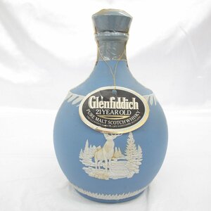 【未開栓】Glenfiddich グレンフィディック 21年 ウェッジウッド 陶器ボトル ウイスキー 700ml 43% 1234g 11496962 0209