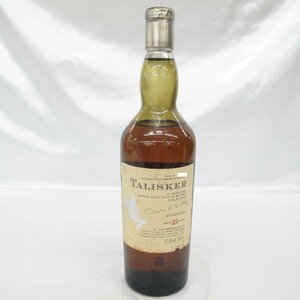 【未開栓】TALISKER タリスカー 25年 シングルモルト 2005 ウイスキー 700ml 57.2% ※目減りあり 11434844 1203