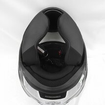 【中古品】OGK Kabuto フルフェイスヘルメット KAMUI-III ACCEL アクセル フラットブラックホワイト サイズ：L(59-60cm) 11497109 0210_画像8