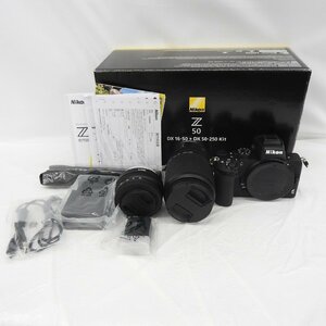 【美品】Nikon ニコン ミラーレス一眼レフカメラ Z 50 ダブルズームキット(16-50/50-250) 11497193 0210