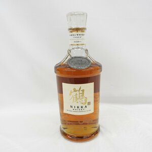 【未開栓】NIKKA ニッカ 鶴 金文字 スリムボトル ウイスキー 700ml 43% 907337050 0211