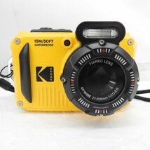 【美品】KODAK コダック 防水デジタルカメラ PIXPRO WPZ2 イエロー 708101706 0213_画像2