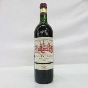 【未開栓】Chateau Cos d'Estournel シャトー・コス・デストゥルネル 1990 赤 ワイン 750ml 13％ ※目減り有 11501276 0214