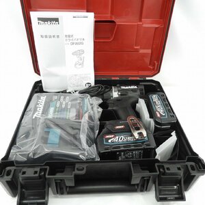 【未使用品】makita マキタ 充電式ドライバドリル DF002GRDXB ブラック 40Vmax 2.5Ah 835109434 0216