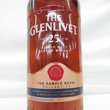 【未開栓】THE GLENLIVET ザ・グレンリベット 25年 ザ サンプル ルーム コレクション ウイスキー 700ml 43% 箱付 11505373 0218_画像3