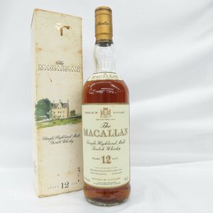 【未開栓】The MACALLAN ザ・マッカラン 12年 オールドボトル ウイスキー 750ml 43% 箱付 ※目減り有 11504051 0223