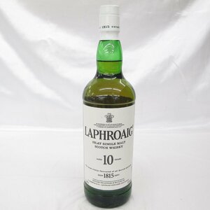 【未開栓】LAPHROAIG ラフロイグ 10年 シングルモルト ウイスキー 750ml 43% 11499876 0224