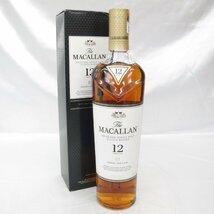 1円～【未開栓】The MACALLAN ザ・マッカラン 12年 シェリーオーク ウイスキー 700ml 40% 箱付 11501971 0226_画像1