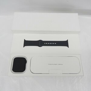 1円～【美品】Apple Watch アップルウォッチ Series 9 GPS+Cellular 45mm MRMC3J/A ミッドナイトアルミ+バンド S/M 703102393 0226