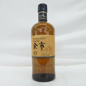 【未開栓】NIKKA ニッカ シングルモルト 余市 10年 ウイスキー 700ml 45％ 11503548 0226