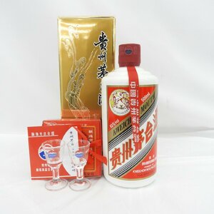 【未開栓】貴州茅台酒 マオタイ酒 天女ラベル 2020 MOUTAI KWEICHOW 中国酒 500ml 53% 944g 箱/グラス/冊子付 11511585 0228