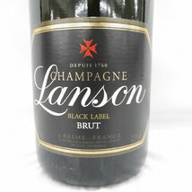 1円～【未開栓】Lanson ランソン ブリュット ブラックラベル シャンパン 750ml 12.5% 11509280 0228_画像2