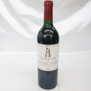 【未開栓】Chateau Latour シャトー・ラトゥール 1986 赤 ワイン 750ml 12.5% ※目減りあり 11511679 0228