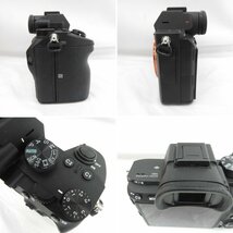 【中古品】SONY ソニー ミラーレス一眼レフカメラ α7III ILCE-7M3K ズームレンズキット ブラック 11512449 0302_画像4