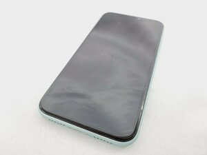 1円～【中古品】国内版 SIMフリー スマートフォン Apple iPhone11 128GB MWM62J/A グリーン 11502861 0222