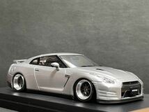 1/43 NISSAN GT-R R35 BBS-LM-Rタイプ 深リムホイール ローダウン 国産スーパーカー_画像3