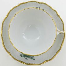 マイセン カップ&ソーサー■ワトーの花 グリーン C&S 洋食器 1客 Meissen 1級品 2_画像5