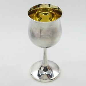 マッピン＆ウエッブ グラス ● ワイン グラス 14cm シルバー マッピンプレート シンプル 銀 Mappin & Webb