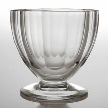 オールド バカラ グラス ● フラット カット ワイン グラス 6.5cm クリスタル ヴィンテージ 多角形 シカゴ 希少_画像1