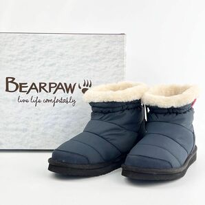 BEARPAW ベアパウ レディース スノーブーツ ボアブーツ ムートンブーツ　防寒 防水 暖かい 大特価 ネイビー 23cm