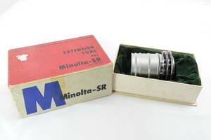 【ecoま】ミノルタ MINOLTA SR EXTENSION TUBE 元箱あり 中間リング