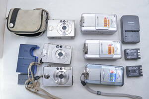 【ecoま】CANON IXY DIGITAL200a/320/powershot S30 2台/S40 合計6台カメラまとめて現状品 コンパクトデジタルカメラ